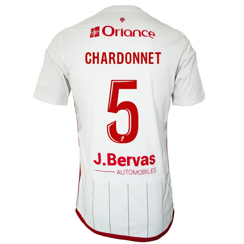 Danxen Damen Brendan Chardonnet #5 Weiß Rot Auswärtstrikot Trikot 2025/26 T-Shirt Österreich