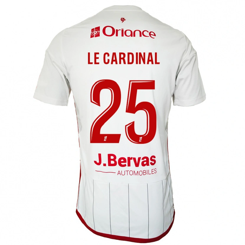 Danxen Damen Julien Le Cardinal #25 Weiß Rot Auswärtstrikot Trikot 2025/26 T-Shirt Österreich