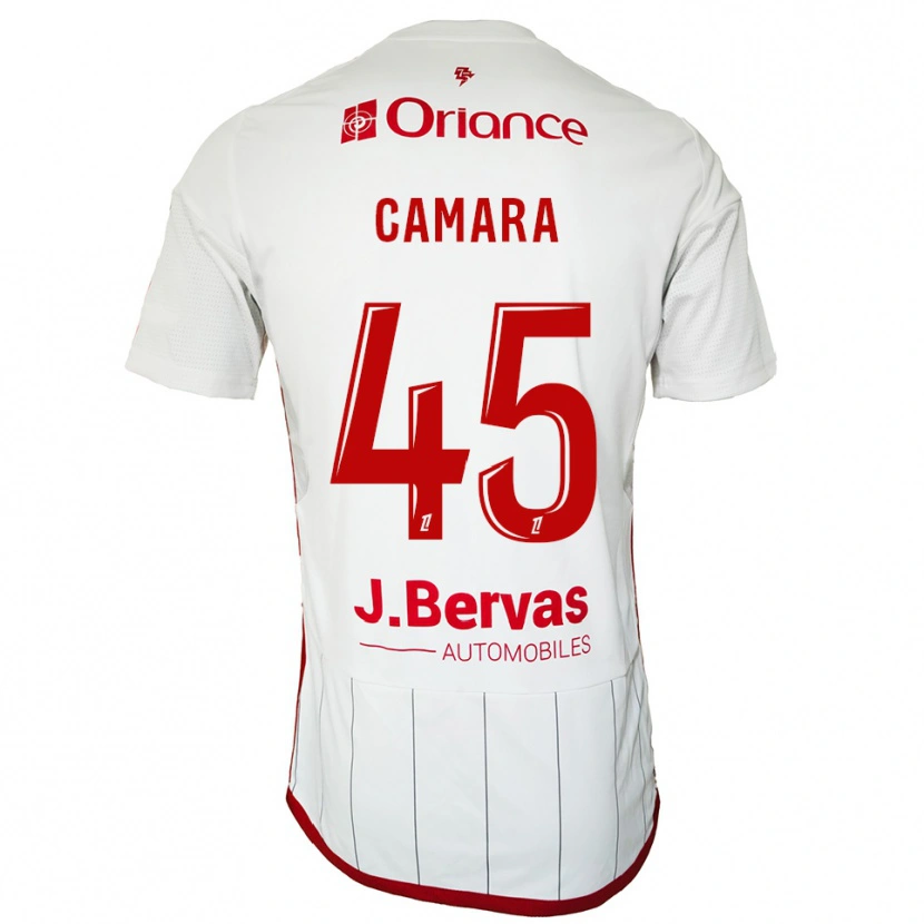 Danxen Damen Mahdi Camara #45 Weiß Rot Auswärtstrikot Trikot 2025/26 T-Shirt Österreich