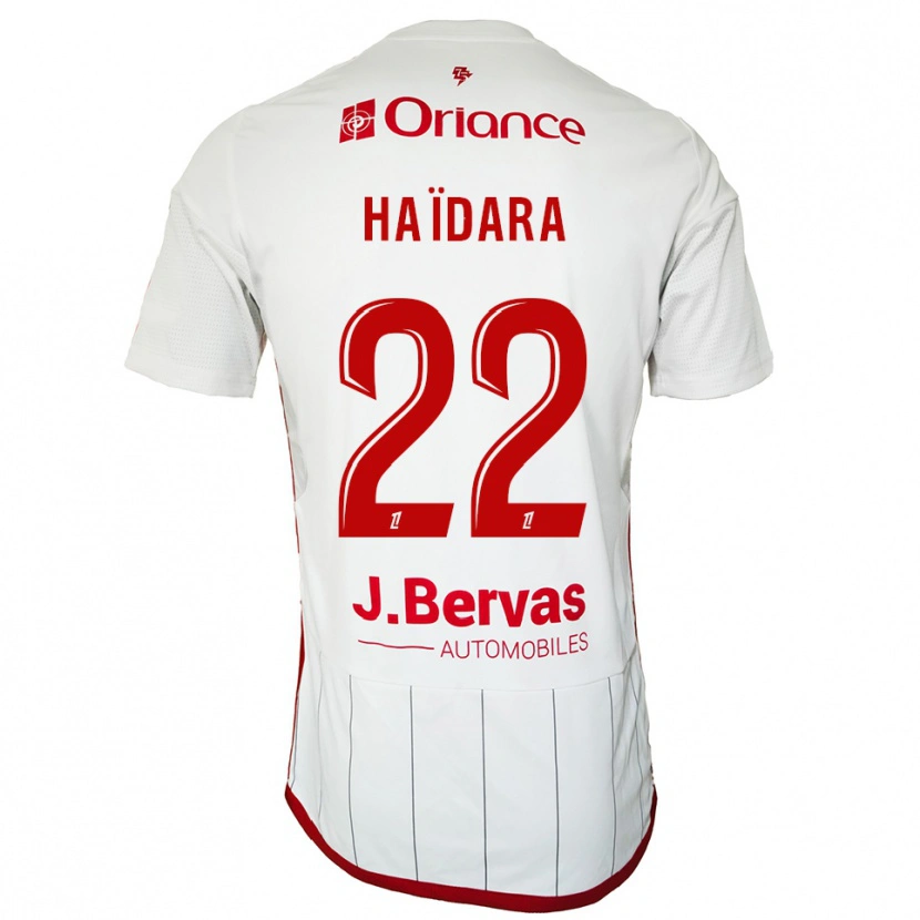 Danxen Damen Massadio Haidara #22 Weiß Rot Auswärtstrikot Trikot 2025/26 T-Shirt Österreich