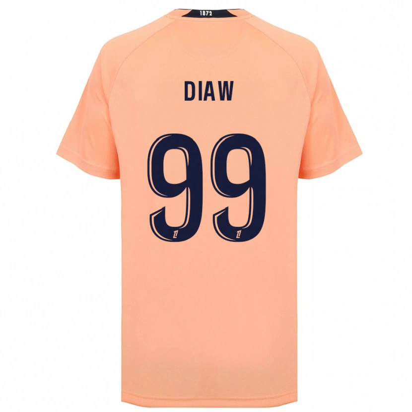 Danxen Damen Mory Diaw #99 Orange Marineblau Auswärtstrikot Trikot 2025/26 T-Shirt Österreich