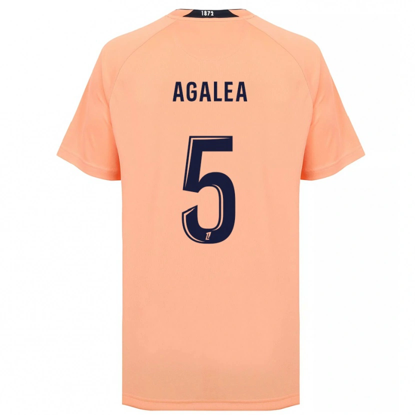 Danxen Damen Nathan Agalea #5 Orange Marineblau Auswärtstrikot Trikot 2025/26 T-Shirt Österreich