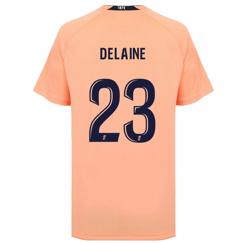 Danxen Damen Thomas Delaine #23 Orange Marineblau Auswärtstrikot Trikot 2025/26 T-Shirt Österreich