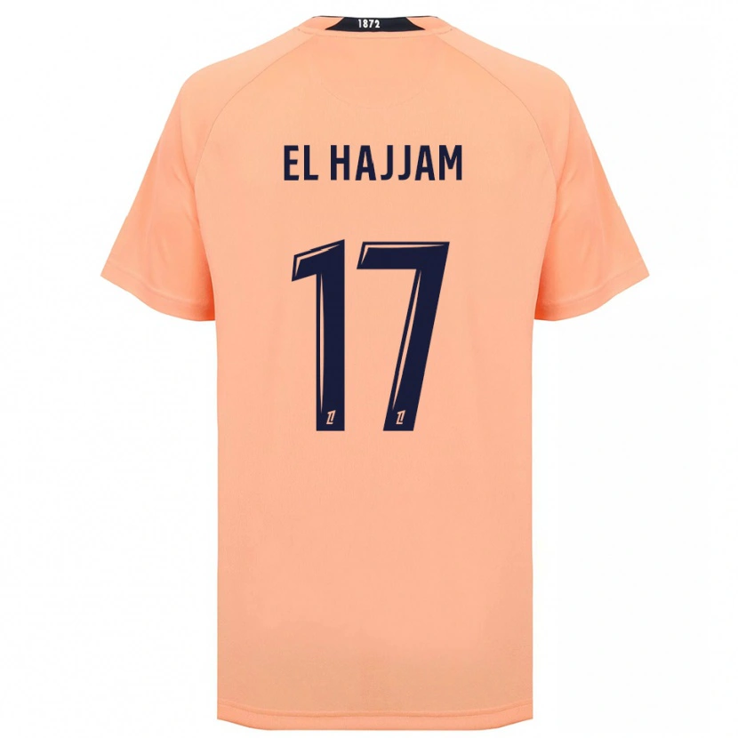 Danxen Damen Oualid El Hajjam #17 Orange Marineblau Auswärtstrikot Trikot 2025/26 T-Shirt Österreich