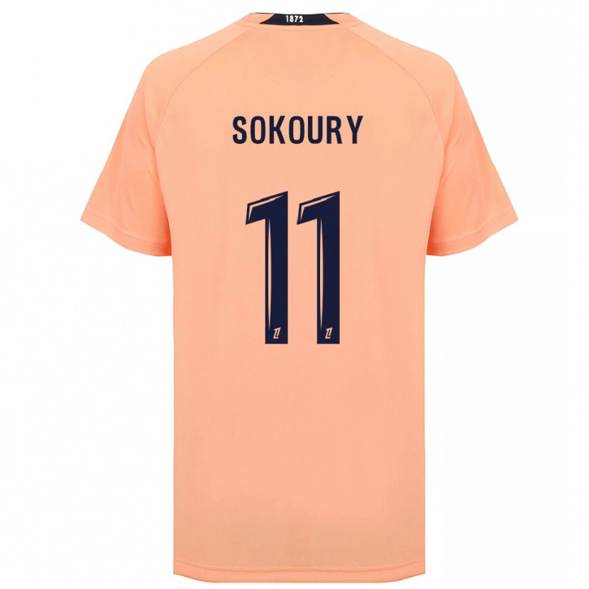 Danxen Damen Junior Sokoury #11 Orange Marineblau Auswärtstrikot Trikot 2025/26 T-Shirt Österreich