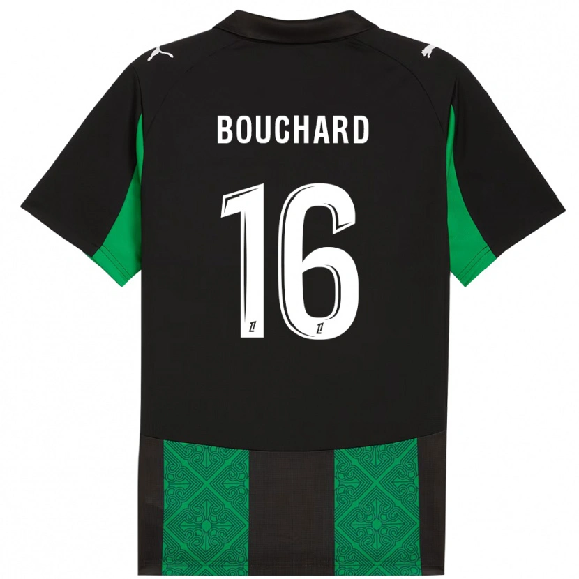 Danxen Damen Ambre Bouchard #16 Schwarz Grün Auswärtstrikot Trikot 2025/26 T-Shirt Österreich
