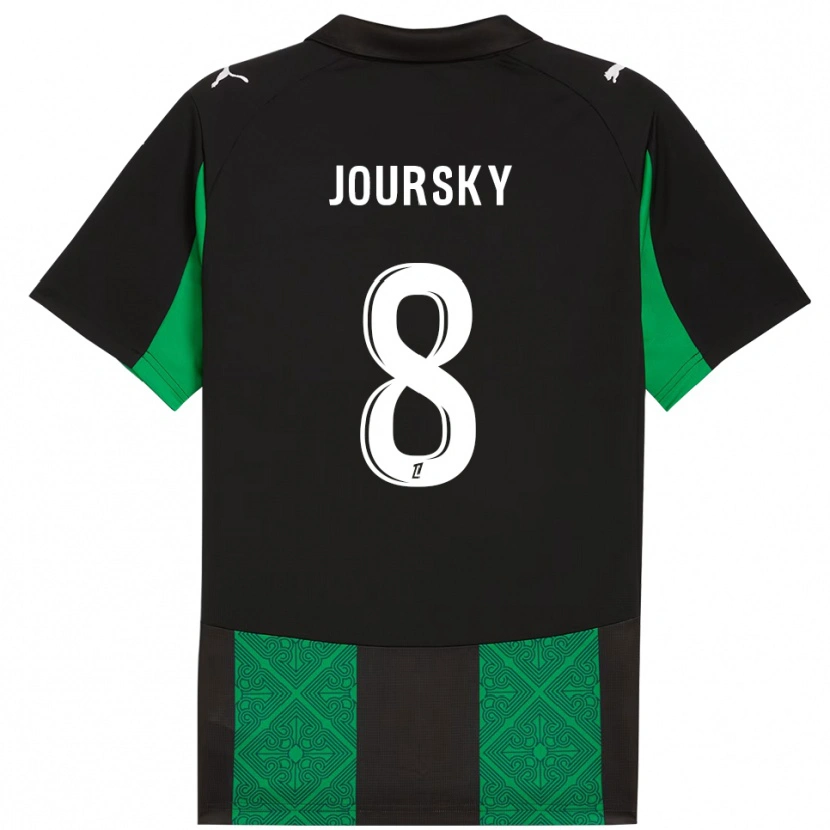 Danxen Damen Leopold Joursky #8 Schwarz Grün Auswärtstrikot Trikot 2025/26 T-Shirt Österreich