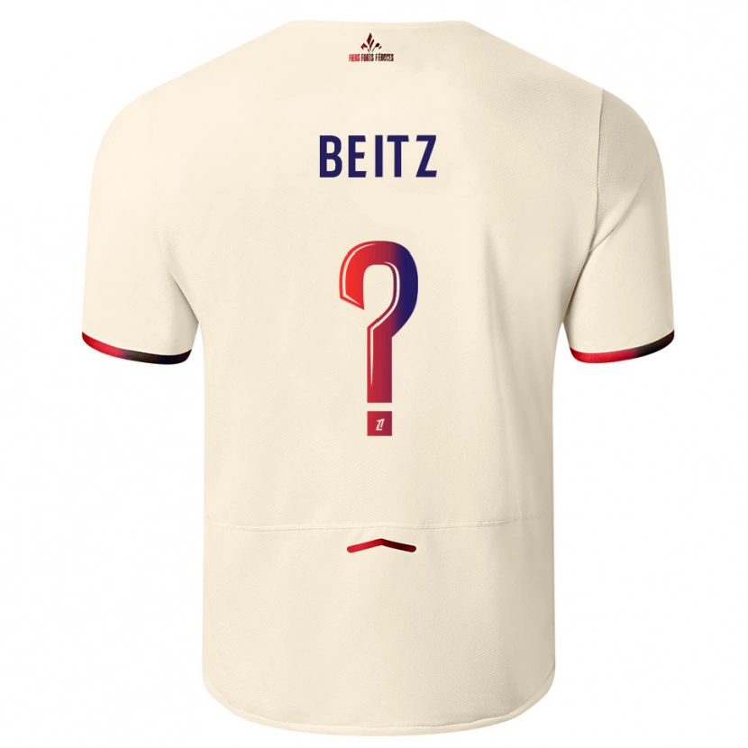 Danxen Damen Taylor Beitz #0 Cremeweiß Rot Auswärtstrikot Trikot 2025/26 T-Shirt Österreich