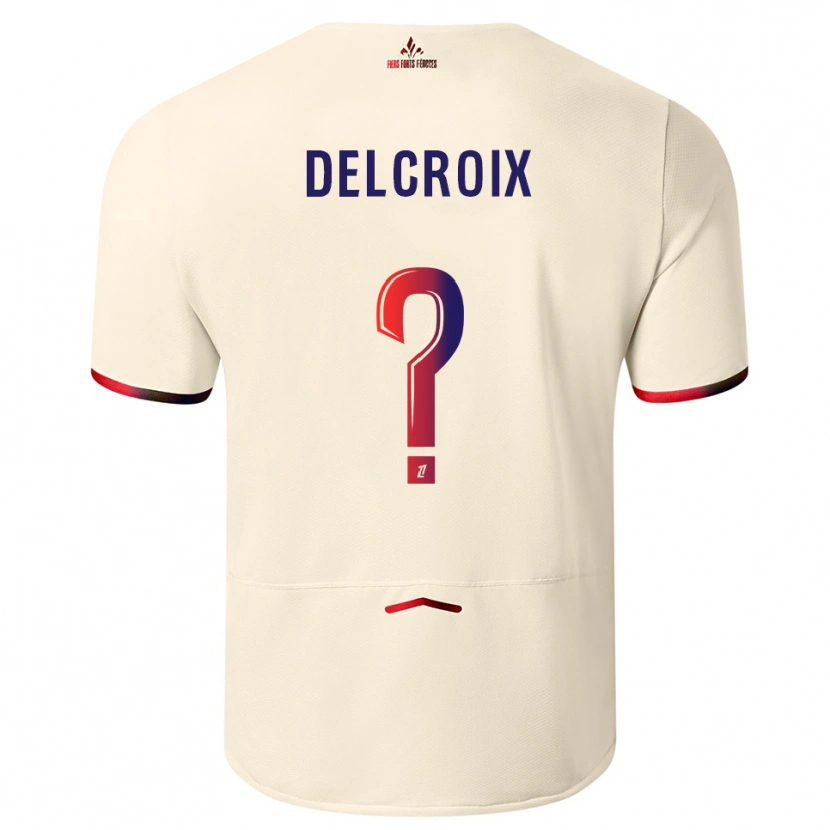 Danxen Damen Céleste Delcroix #0 Cremeweiß Rot Auswärtstrikot Trikot 2025/26 T-Shirt Österreich