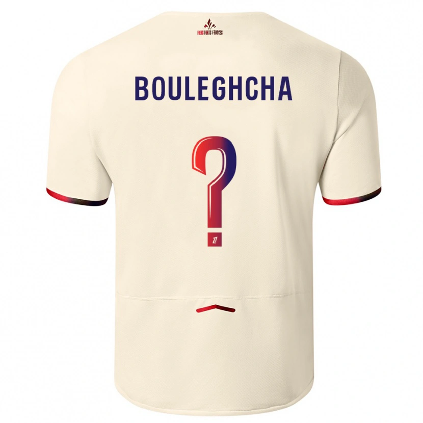 Danxen Damen Ismail Bouleghcha #0 Cremeweiß Rot Auswärtstrikot Trikot 2025/26 T-Shirt Österreich
