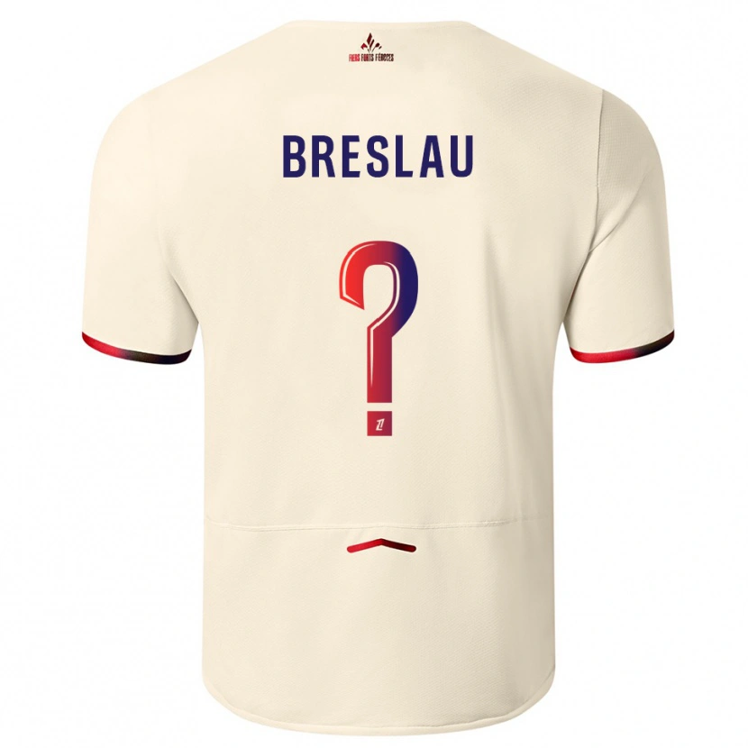 Danxen Damen Jessy Breslau #0 Cremeweiß Rot Auswärtstrikot Trikot 2025/26 T-Shirt Österreich