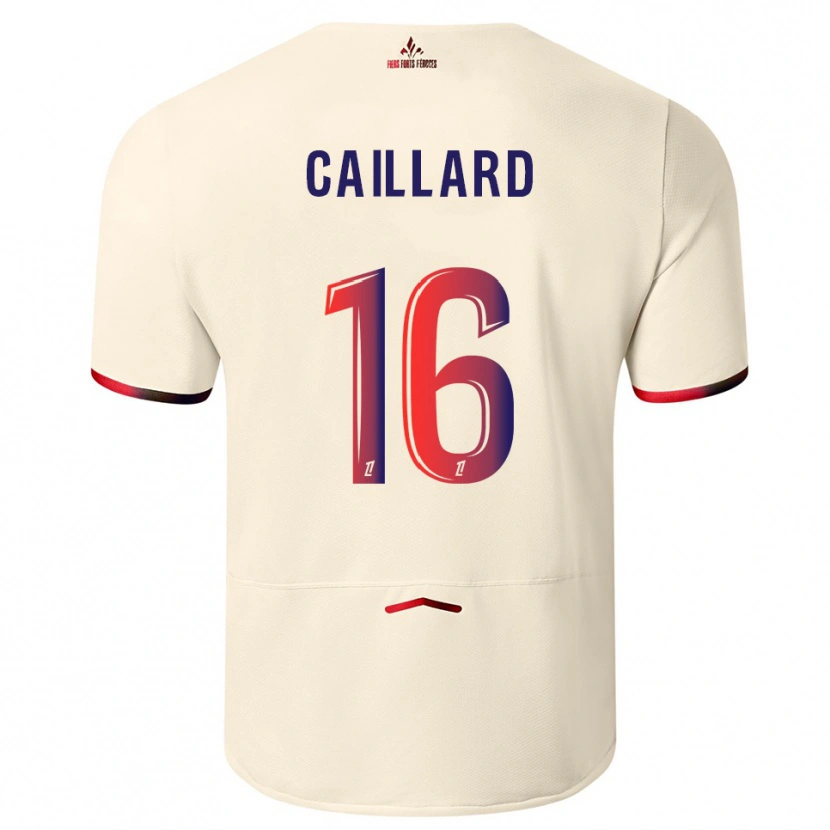 Danxen Damen Marc-Aurèle Caillard #16 Cremeweiß Rot Auswärtstrikot Trikot 2025/26 T-Shirt Österreich