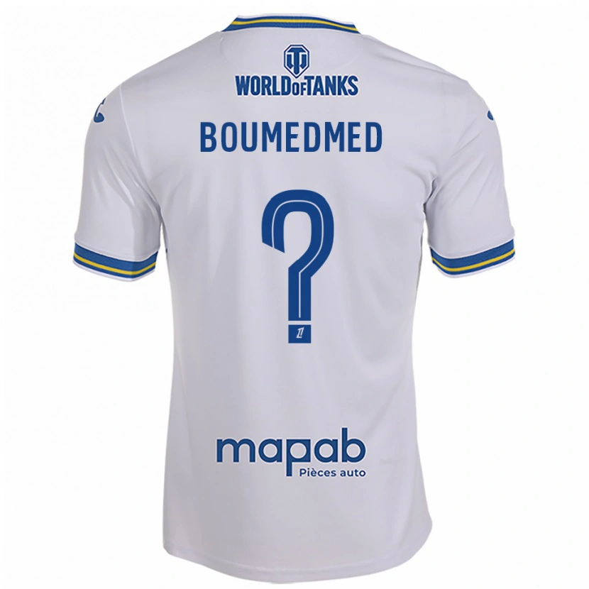 Danxen Damen Kamil Boumedmed #0 Weiß Himmelblau Auswärtstrikot Trikot 2025/26 T-Shirt Österreich