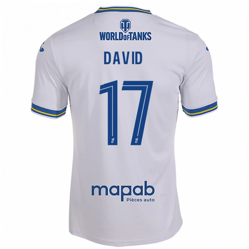 Danxen Damen Dune David #17 Weiß Himmelblau Auswärtstrikot Trikot 2025/26 T-Shirt Österreich