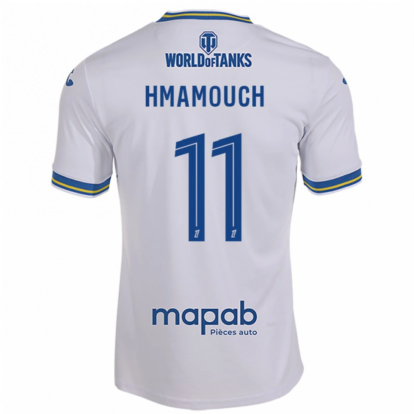 Danxen Damen Mohamed-Anouar Hmamouch #11 Weiß Himmelblau Auswärtstrikot Trikot 2025/26 T-Shirt Österreich
