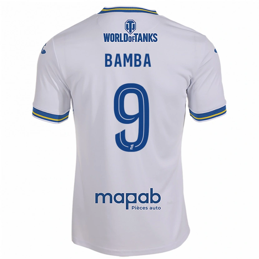 Danxen Damen Mohamed Bamba #9 Weiß Himmelblau Auswärtstrikot Trikot 2025/26 T-Shirt Österreich