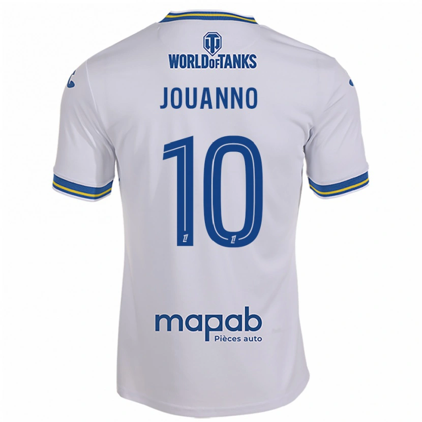 Danxen Damen Mathilde Jouanno #10 Weiß Himmelblau Auswärtstrikot Trikot 2025/26 T-Shirt Österreich