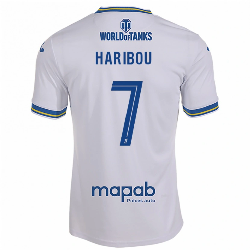 Danxen Damen Samir Haribou #7 Weiß Himmelblau Auswärtstrikot Trikot 2025/26 T-Shirt Österreich