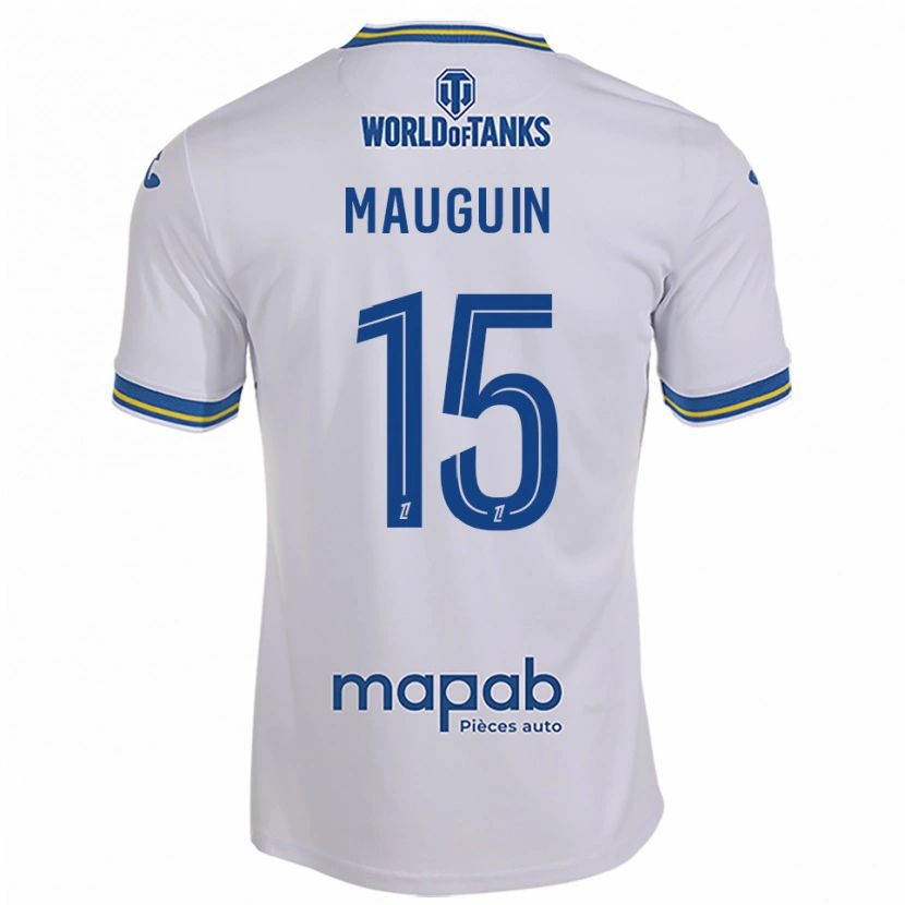 Danxen Damen Alexiane Mauguin #15 Weiß Himmelblau Auswärtstrikot Trikot 2025/26 T-Shirt Österreich