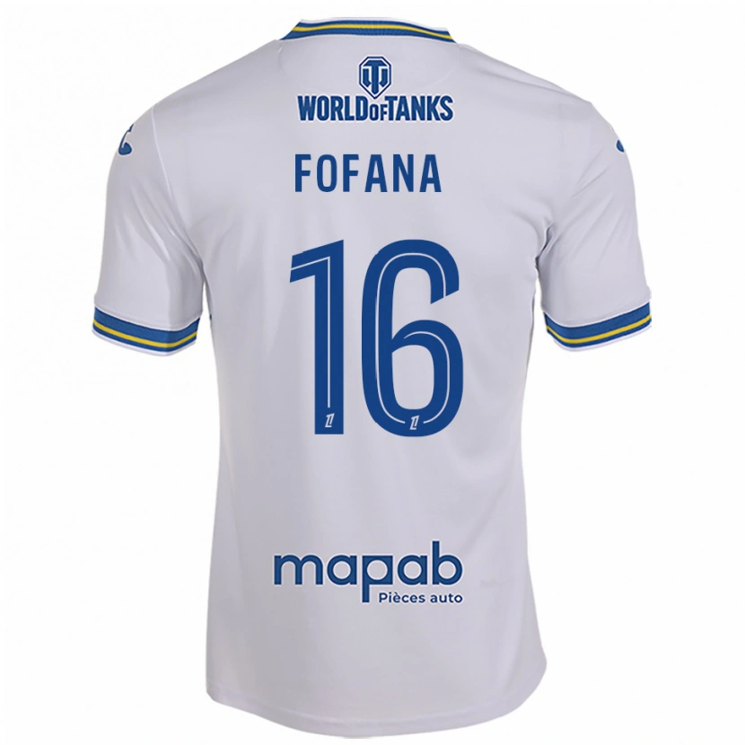 Danxen Damen Bahliseny Fofana #16 Weiß Himmelblau Auswärtstrikot Trikot 2025/26 T-Shirt Österreich