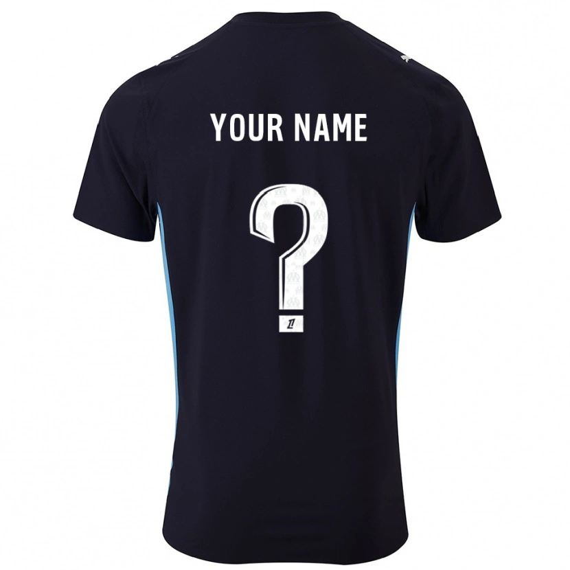 Danxen Damen Ihren Namen #0 Schwarz Himmelblau Auswärtstrikot Trikot 2025/26 T-Shirt Österreich
