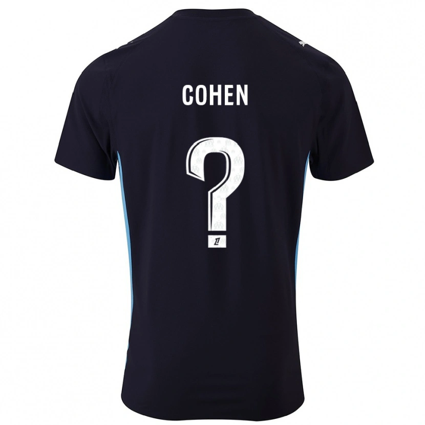 Danxen Damen Dan Cohen #0 Schwarz Himmelblau Auswärtstrikot Trikot 2025/26 T-Shirt Österreich
