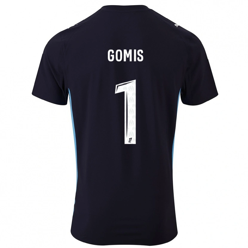 Danxen Damen Ibrahim Gomis #1 Schwarz Himmelblau Auswärtstrikot Trikot 2025/26 T-Shirt Österreich