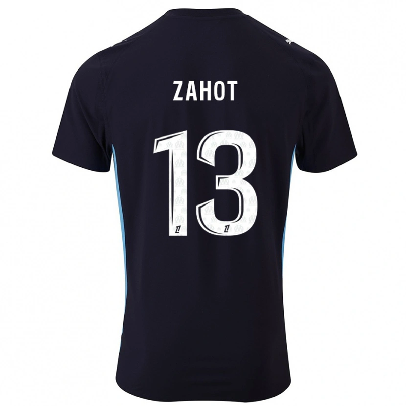 Danxen Damen Sarah Zahot #13 Schwarz Himmelblau Auswärtstrikot Trikot 2025/26 T-Shirt Österreich
