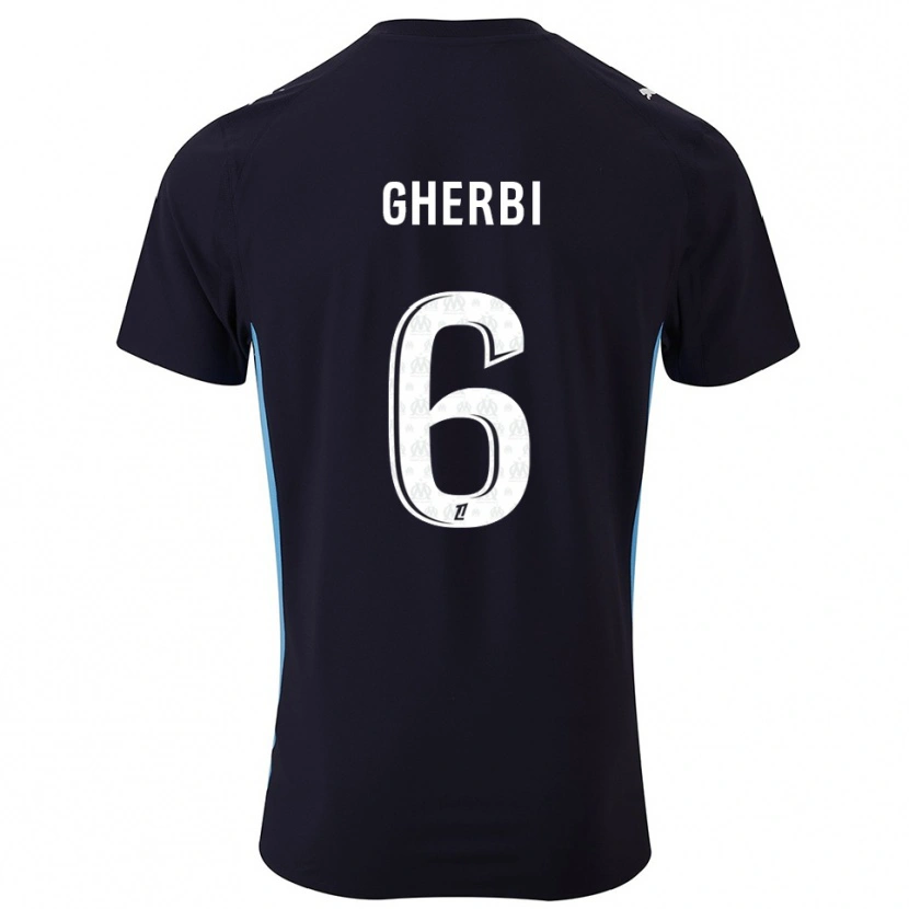 Danxen Damen Candice Gherbi #6 Schwarz Himmelblau Auswärtstrikot Trikot 2025/26 T-Shirt Österreich