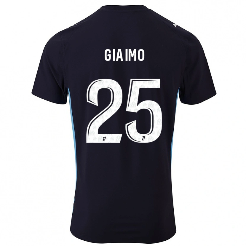 Danxen Damen Carla Giaimo #25 Schwarz Himmelblau Auswärtstrikot Trikot 2025/26 T-Shirt Österreich