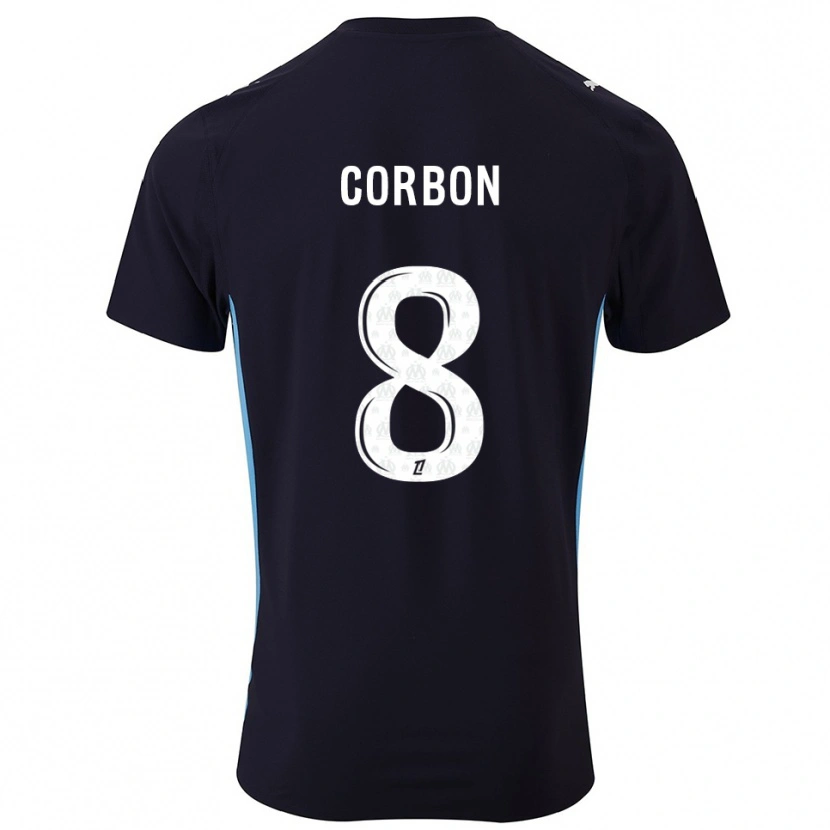 Danxen Damen Max Corbon #8 Schwarz Himmelblau Auswärtstrikot Trikot 2025/26 T-Shirt Österreich