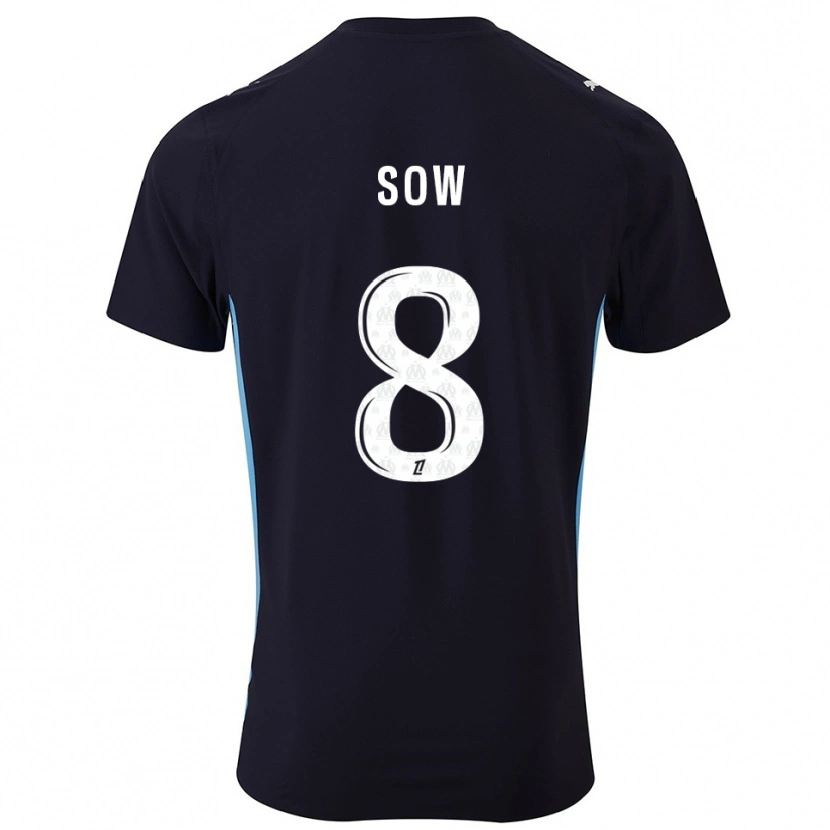 Danxen Damen Mbayang Sow #8 Schwarz Himmelblau Auswärtstrikot Trikot 2025/26 T-Shirt Österreich