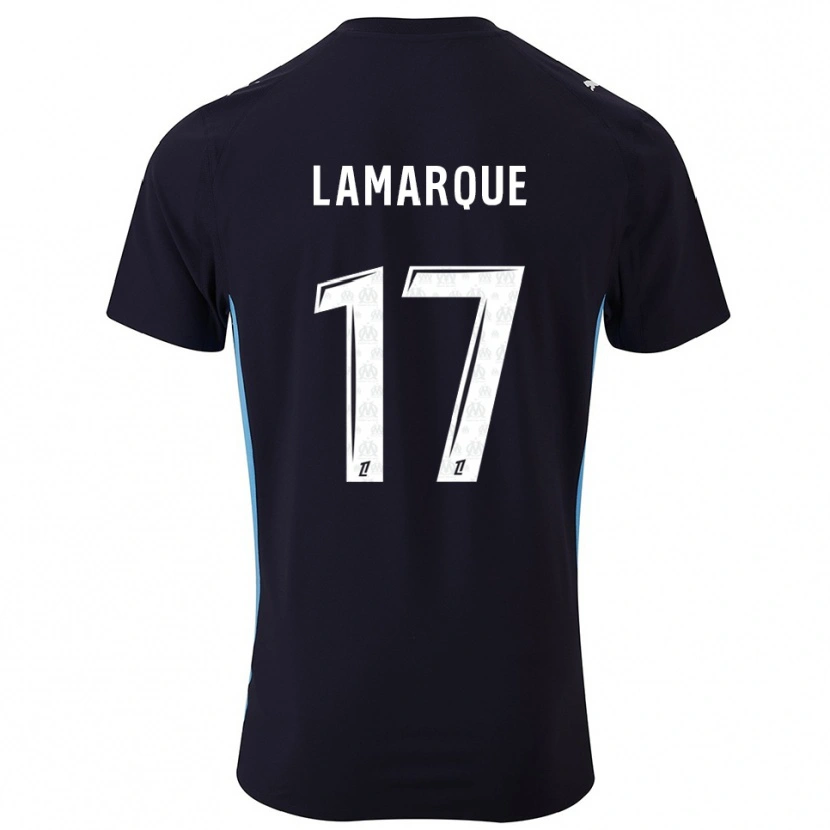 Danxen Damen Alais Lamarque #17 Schwarz Himmelblau Auswärtstrikot Trikot 2025/26 T-Shirt Österreich