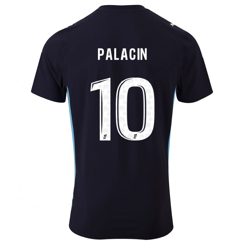 Danxen Damen Sara Palacin #10 Schwarz Himmelblau Auswärtstrikot Trikot 2025/26 T-Shirt Österreich