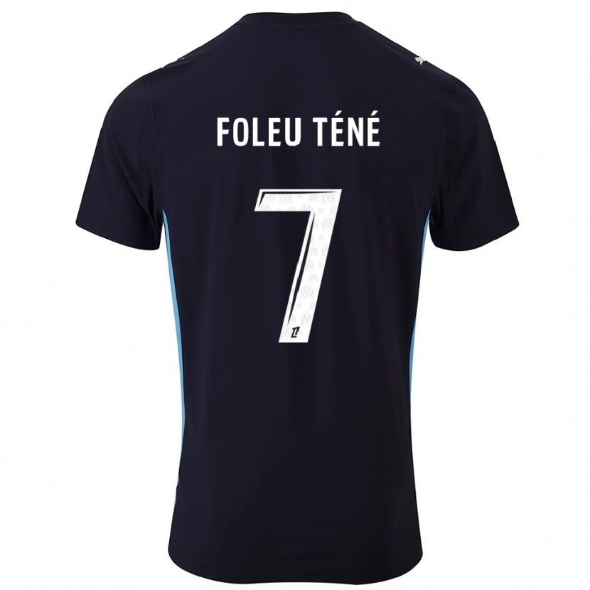 Danxen Damen Krys Foleu Téné #7 Schwarz Himmelblau Auswärtstrikot Trikot 2025/26 T-Shirt Österreich