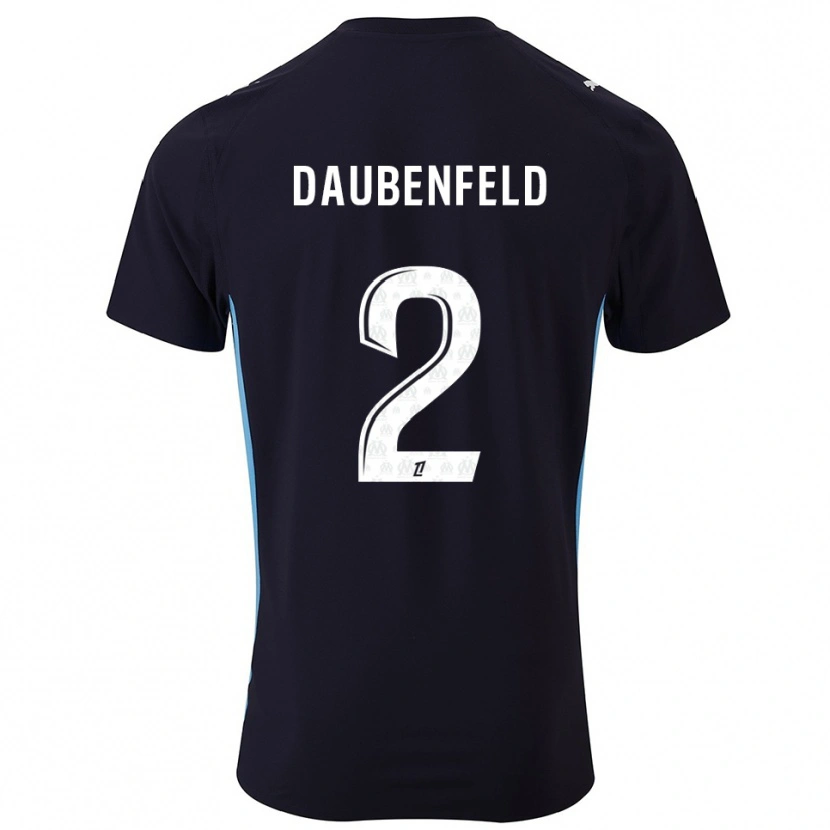 Danxen Damen Lucas Daubenfeld #2 Schwarz Himmelblau Auswärtstrikot Trikot 2025/26 T-Shirt Österreich