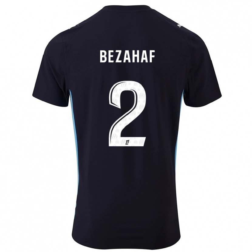 Danxen Damen Kelyann Bezahaf #2 Schwarz Himmelblau Auswärtstrikot Trikot 2025/26 T-Shirt Österreich