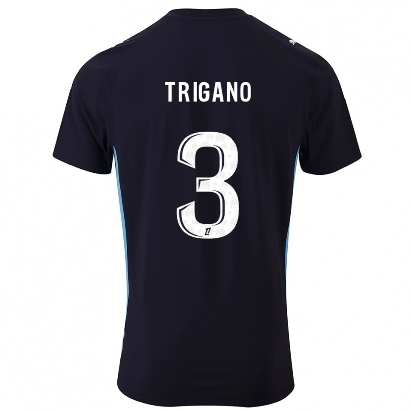 Danxen Damen Paolo Trigano #3 Schwarz Himmelblau Auswärtstrikot Trikot 2025/26 T-Shirt Österreich