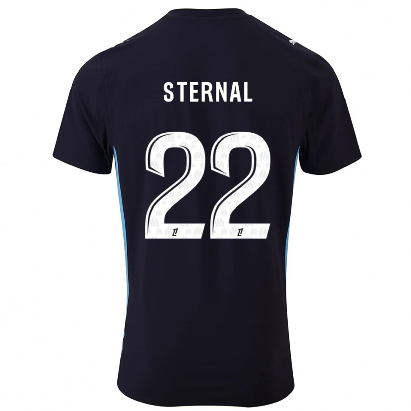 Danxen Damen Enzo Sternal #22 Schwarz Himmelblau Auswärtstrikot Trikot 2025/26 T-Shirt Österreich