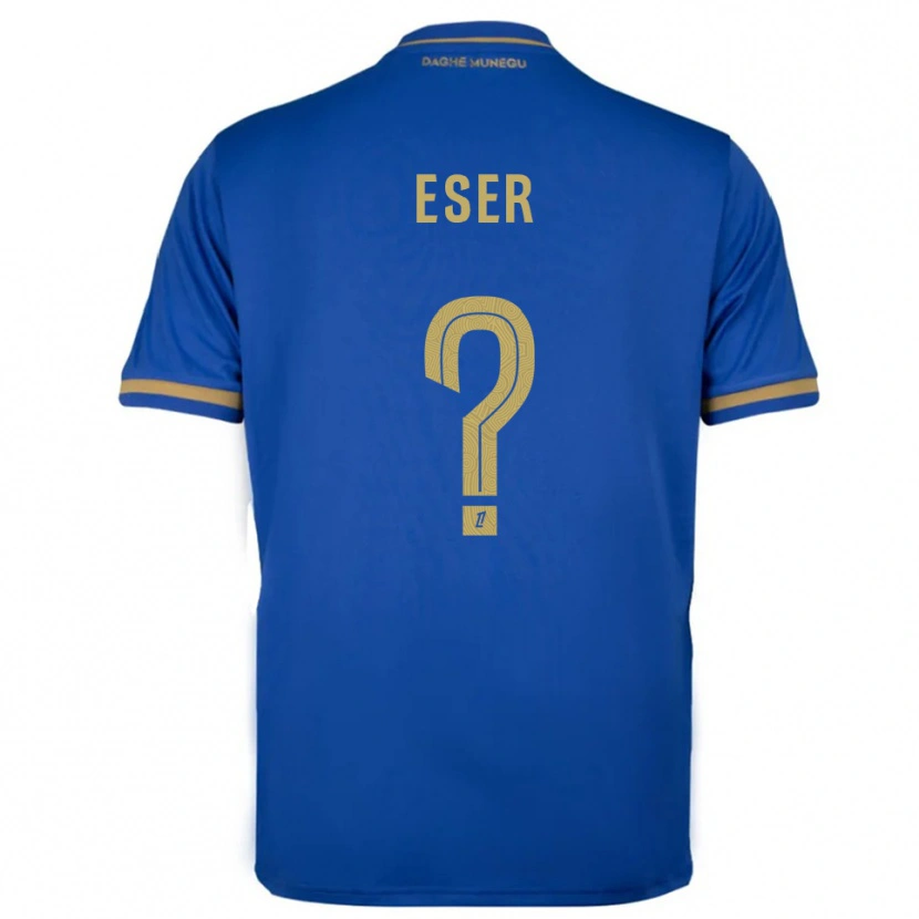 Danxen Damen Allan Eser #0 Blau Gold Auswärtstrikot Trikot 2025/26 T-Shirt Österreich