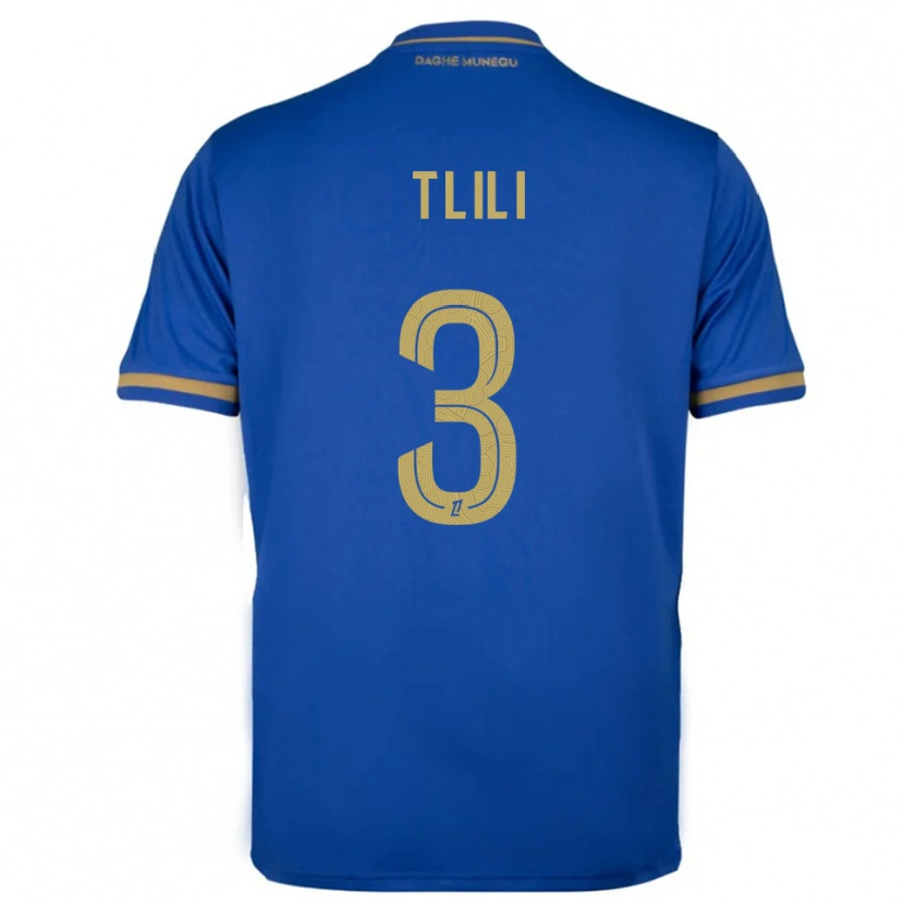 Danxen Damen Mehdi Tlili #3 Blau Gold Auswärtstrikot Trikot 2025/26 T-Shirt Österreich