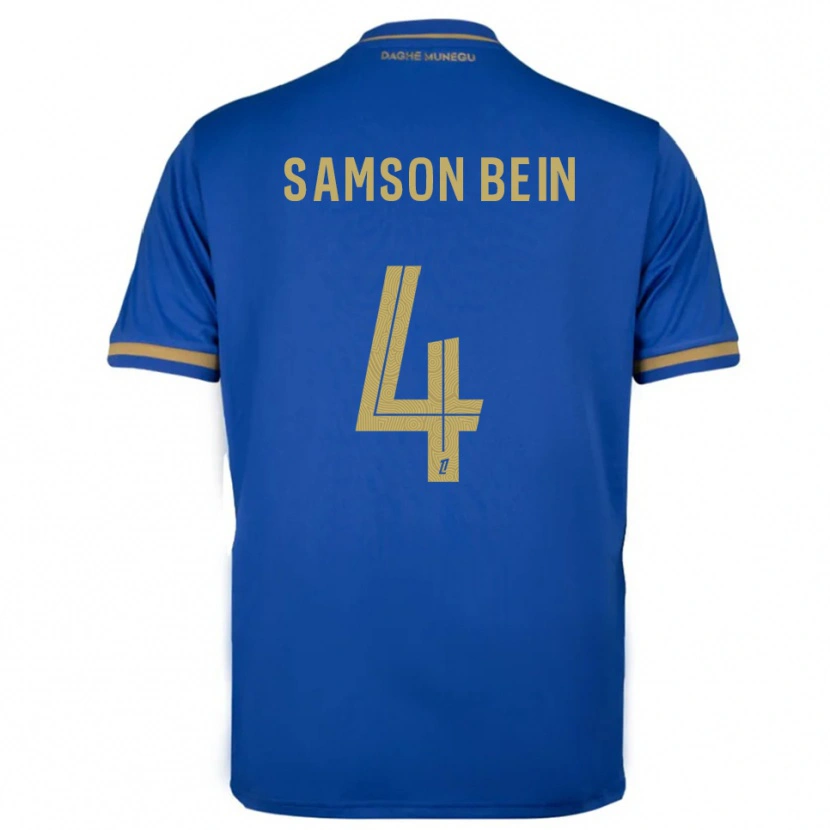 Danxen Damen Sirak Bein #4 Blau Gold Auswärtstrikot Trikot 2025/26 T-Shirt Österreich