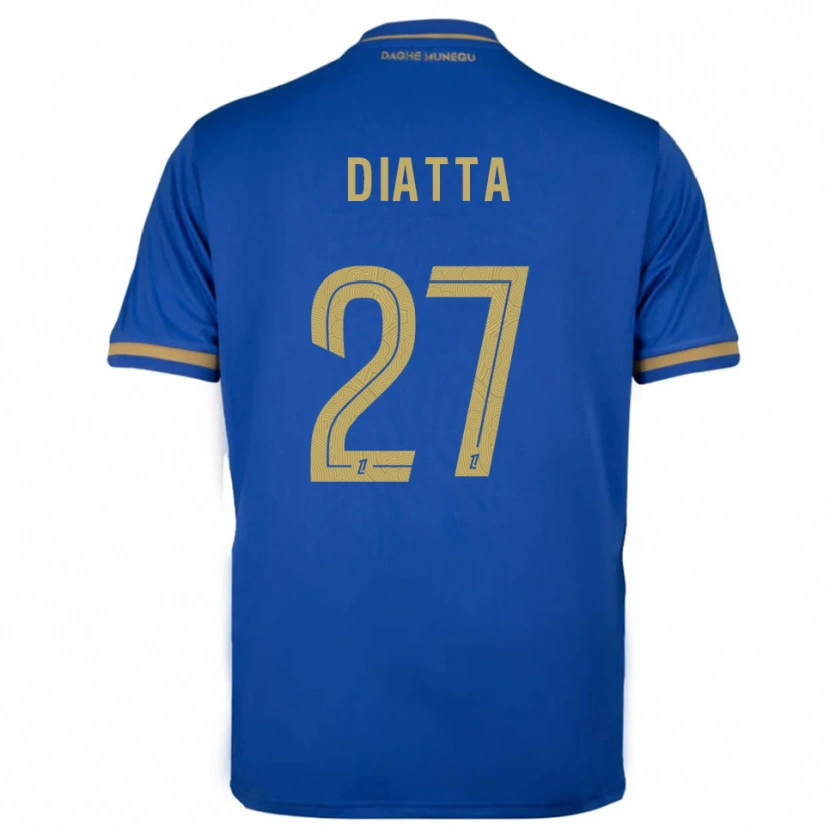 Danxen Damen Krépin Diatta #27 Blau Gold Auswärtstrikot Trikot 2025/26 T-Shirt Österreich