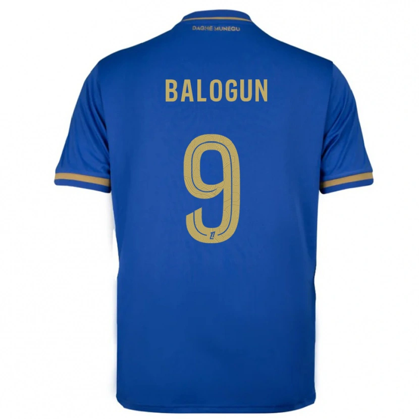 Danxen Damen Folarin Balogun #9 Blau Gold Auswärtstrikot Trikot 2025/26 T-Shirt Österreich