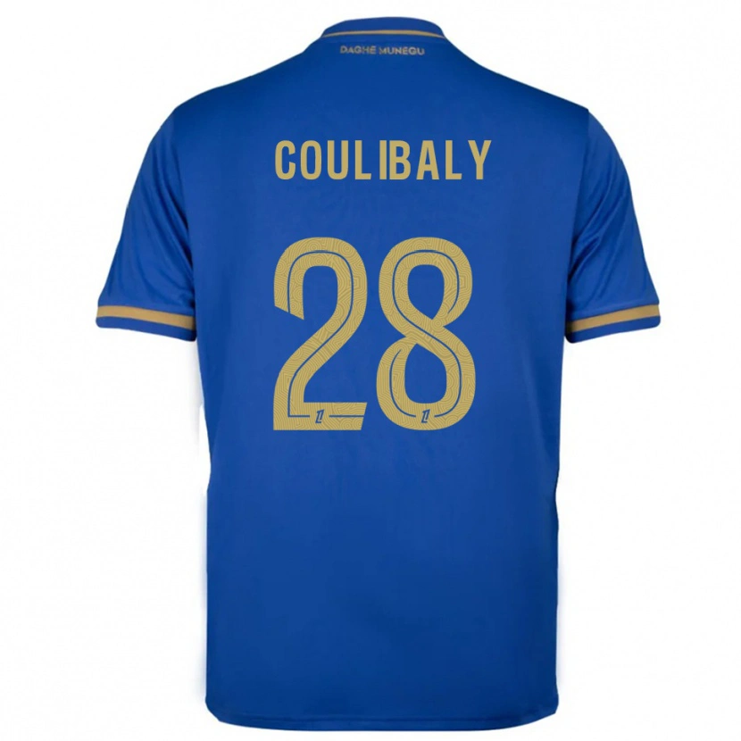 Danxen Damen Mamadou Coulibaly #28 Blau Gold Auswärtstrikot Trikot 2025/26 T-Shirt Österreich