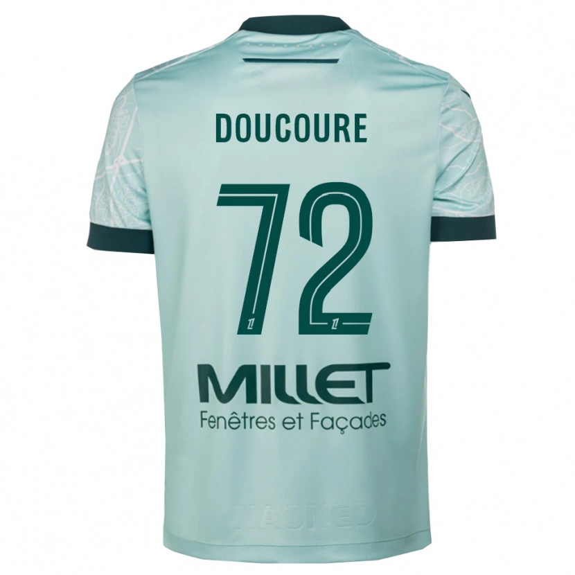 Danxen Damen Sékou Doucouré #72 Grün Weiß Auswärtstrikot Trikot 2025/26 T-Shirt Österreich