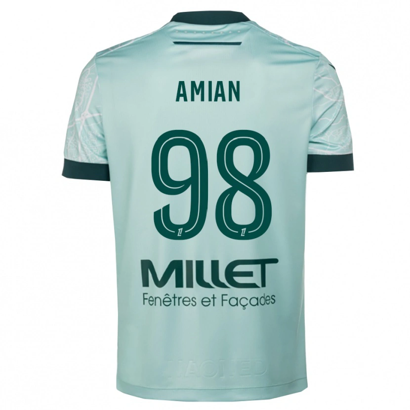 Danxen Damen Kelvin Amian #98 Grün Weiß Auswärtstrikot Trikot 2025/26 T-Shirt Österreich
