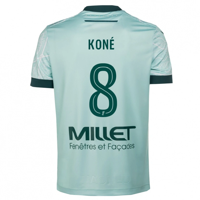 Danxen Damen Kassoum Koné #8 Grün Weiß Auswärtstrikot Trikot 2025/26 T-Shirt Österreich