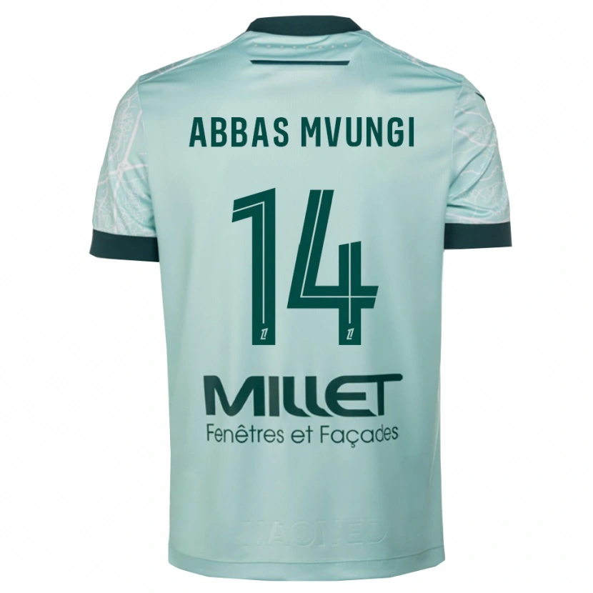 Danxen Damen Omar Abbas Mvungi #14 Grün Weiß Auswärtstrikot Trikot 2025/26 T-Shirt Österreich