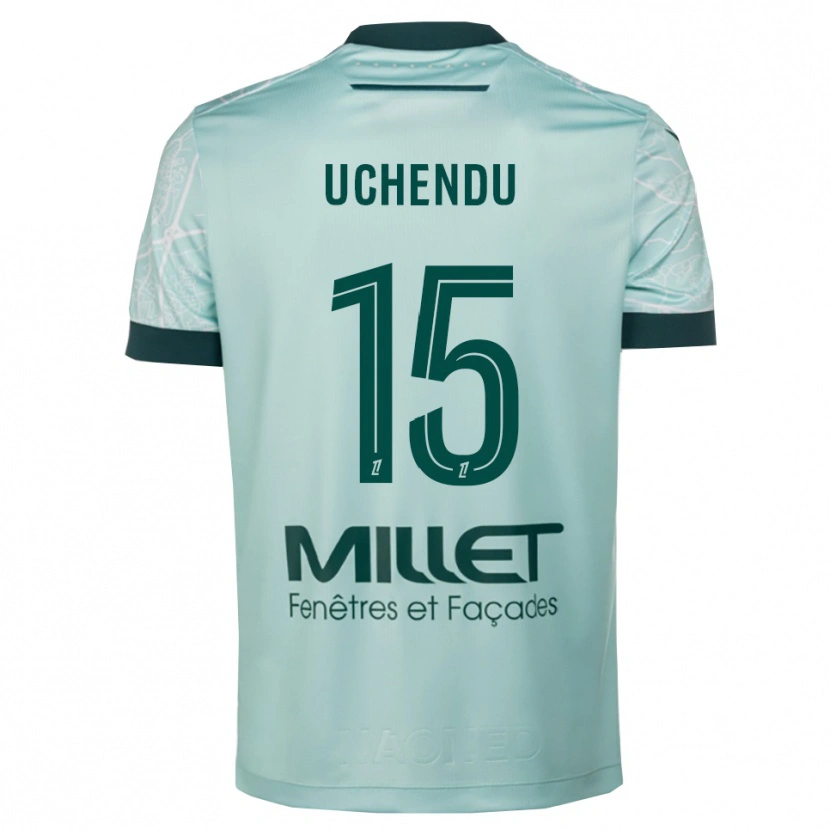 Danxen Damen Chinaza Uchendu #15 Grün Weiß Auswärtstrikot Trikot 2025/26 T-Shirt Österreich